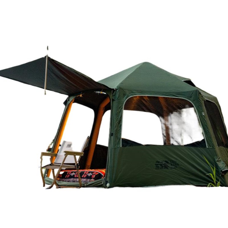 Emergency Mylar Tent - Automatic inflatable tent Outdoor camping overnight