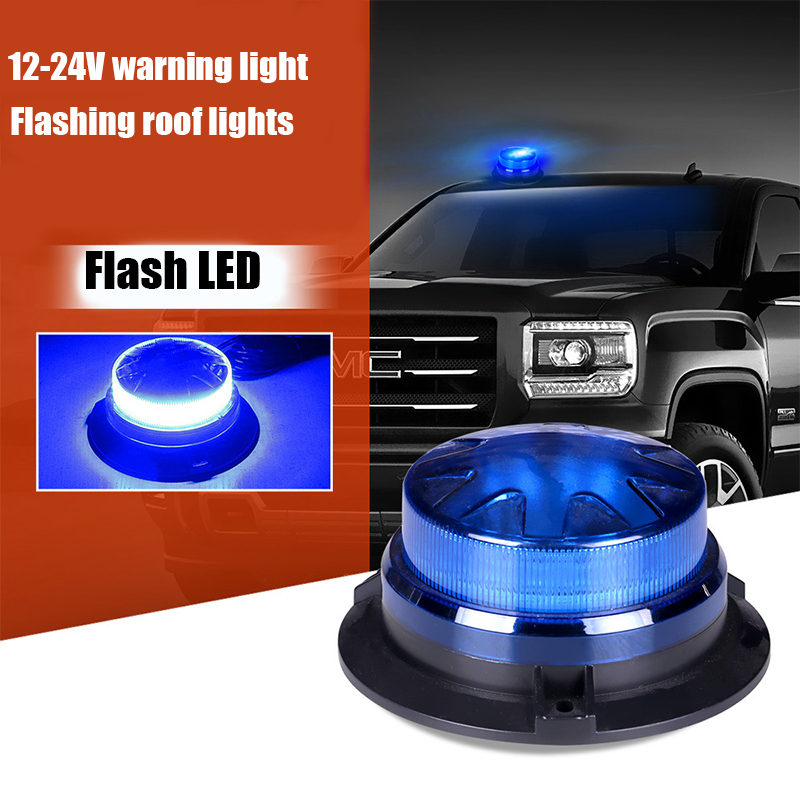 Sos Light Strobe - Magnetic Base LED Blue Emergency Strobe