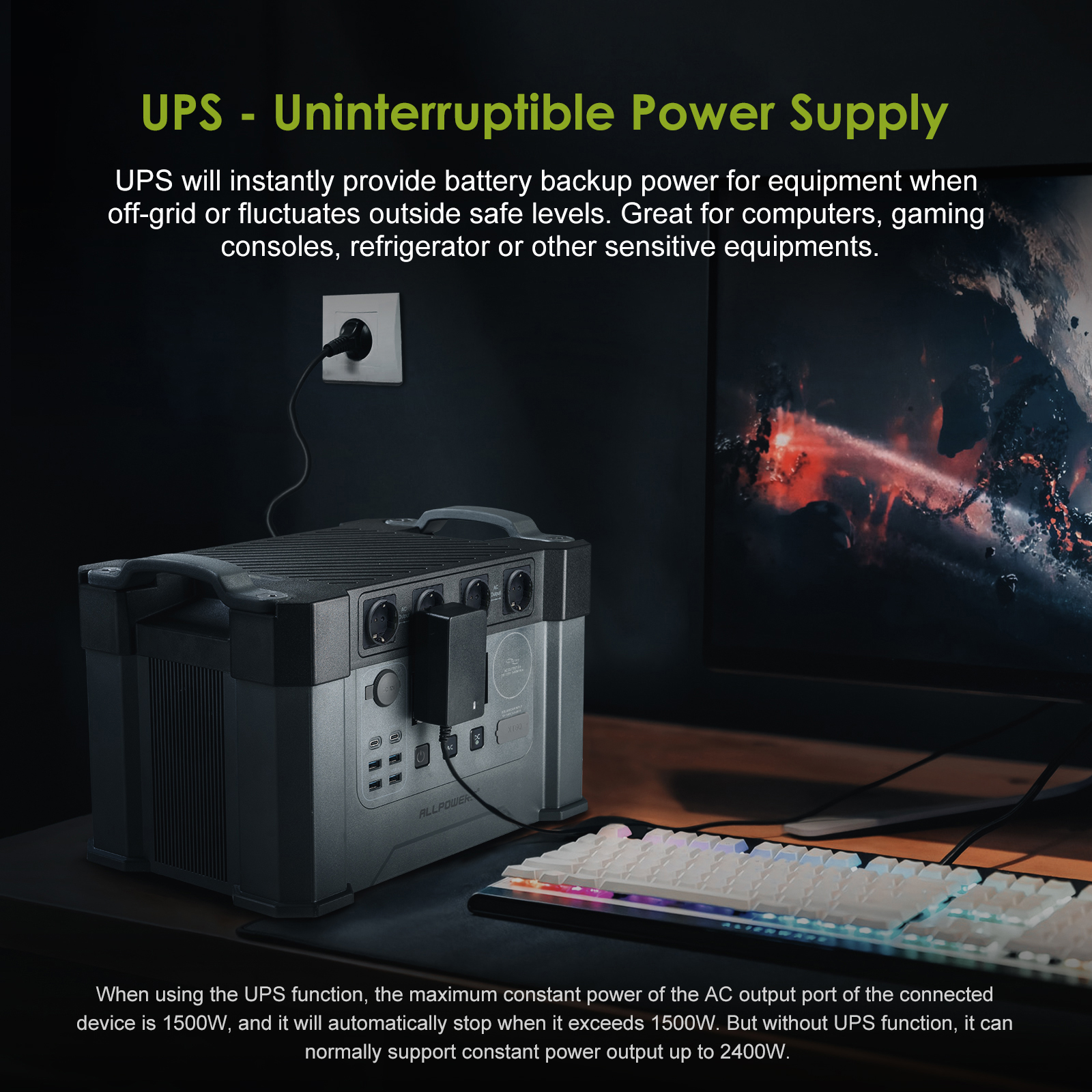 ALLPOWERS S2000 Pro Outdoor Ge - огляд і ціна Solar Emergency Charger