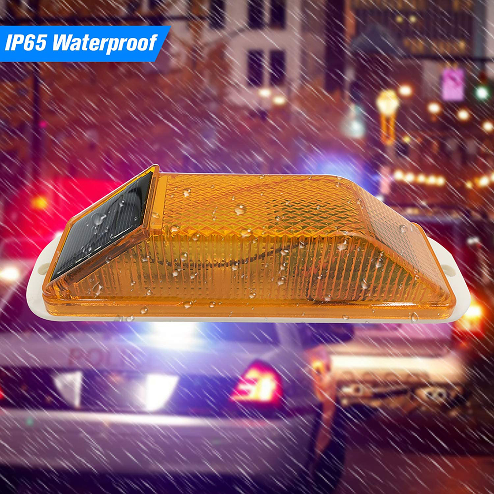 2Pcs Solar Strobe Warning Ligh - огляд і ціна Sos Light Strobe