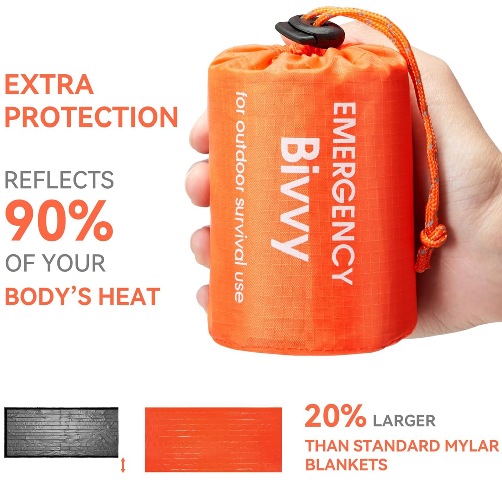 Emergency Sleeping Bag Surviva - огляд і ціна Emergency Mylar Tent