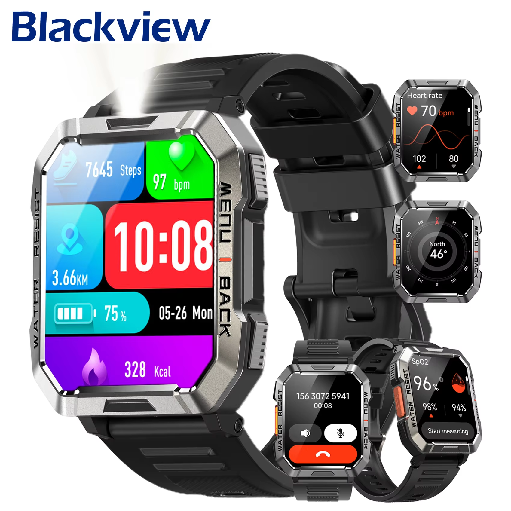 Blackview W60 Waterproof Smart - огляд і ціна Compass Lensatic