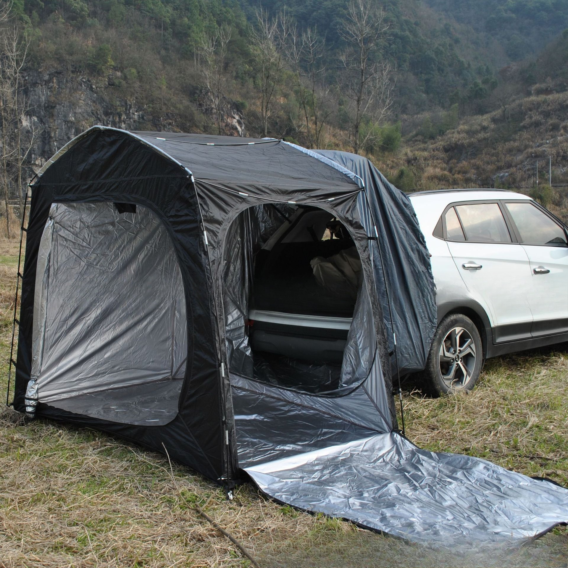 Easy to store full-model rear  - огляд і ціна Emergency Mylar Tent