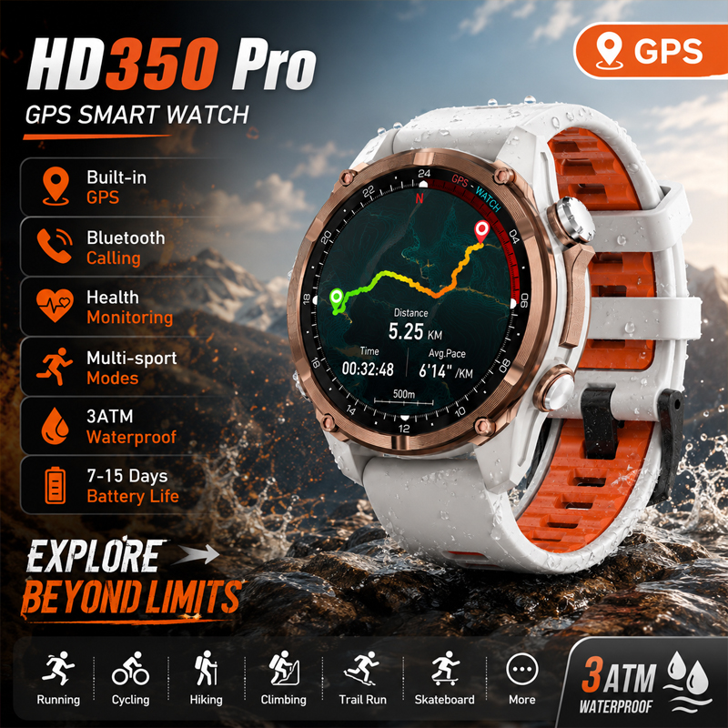 HD350 Pro Military Grade AGPS  - огляд і ціна Compass Lensatic