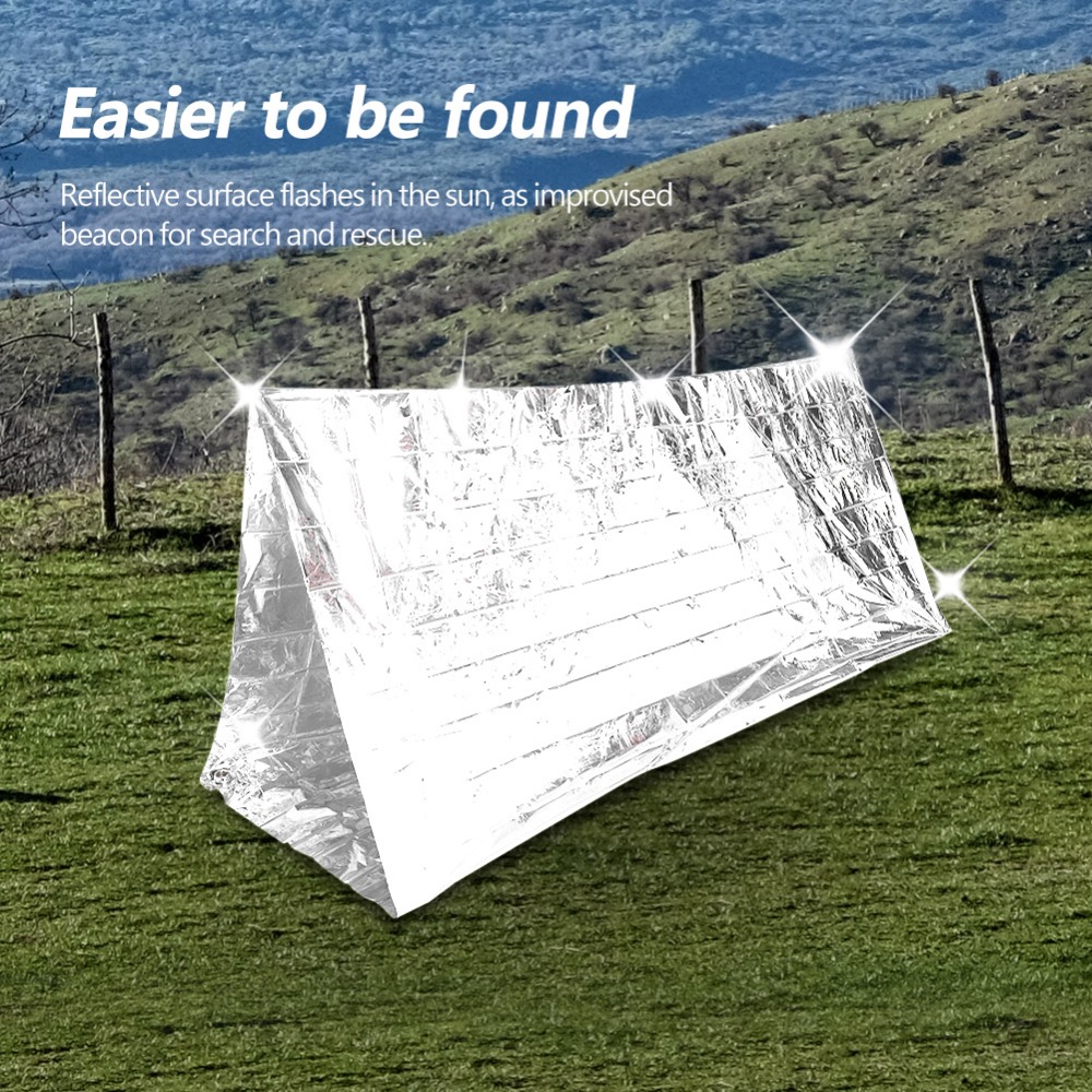 2 Pcs Reflective Emergency She - огляд і ціна Survival Blanket Reflective