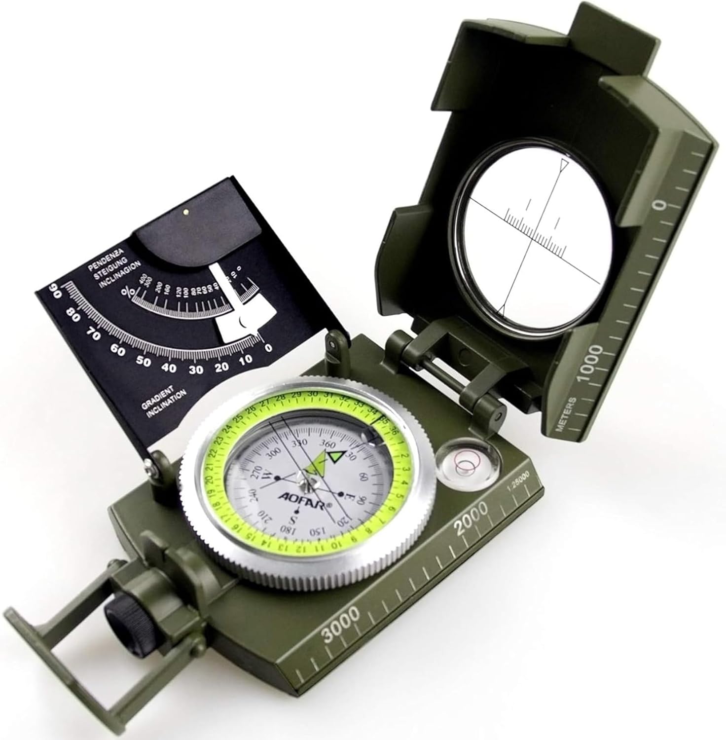 Military Compass for Hiking, L - огляд і ціна Compass Lensatic