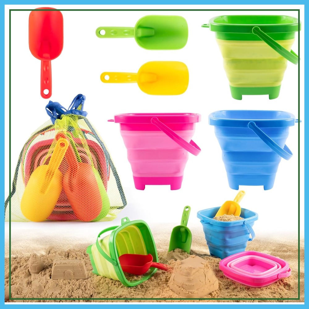 Collapsible Beach Toys, 3 Pack - огляд і ціна Water Bag Collapsible