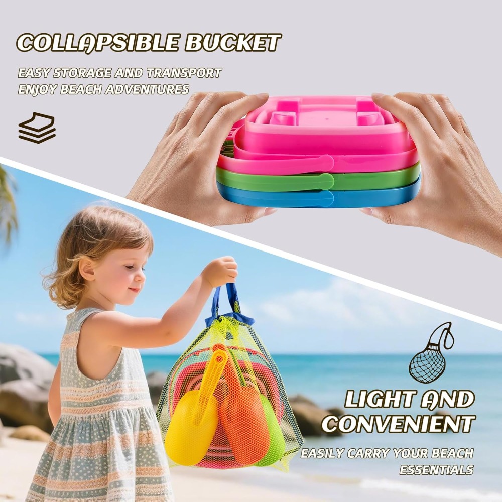 Collapsible Beach Toys, 3 Pack - огляд і ціна Water Bag Collapsible