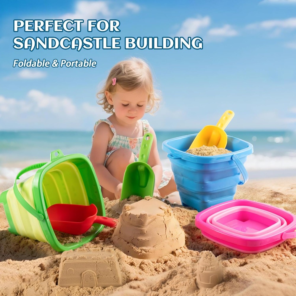 Collapsible Beach Toys, 3 Pack - огляд і ціна Water Bag Collapsible