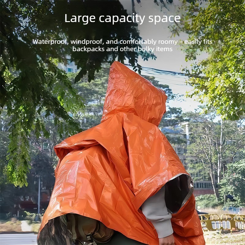 1-10PCS Emergency Blanket Ponc - огляд і ціна Survival Blanket Reflective