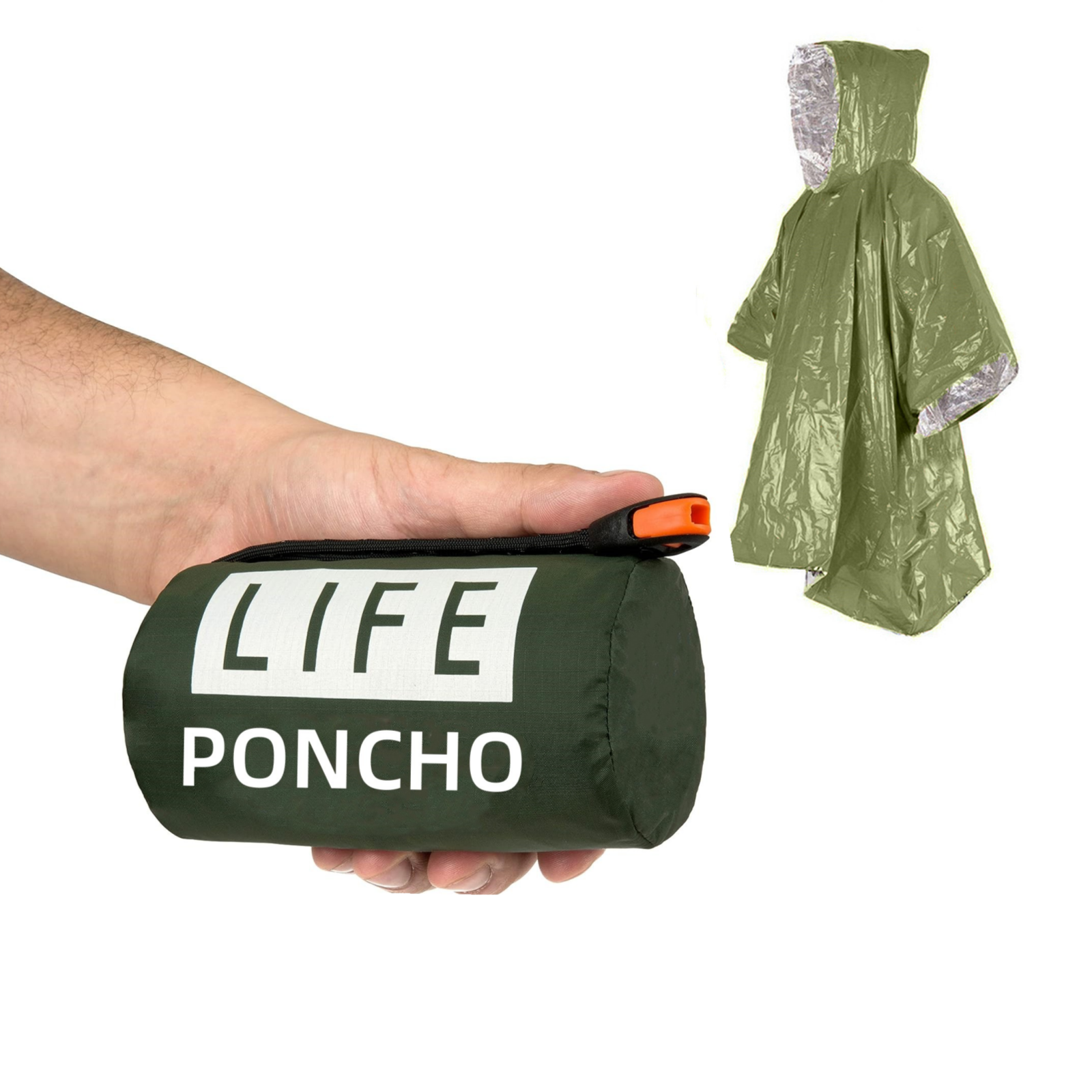 LIFE Emergency Survival Poncho - огляд і ціна Survival Blanket Reflective