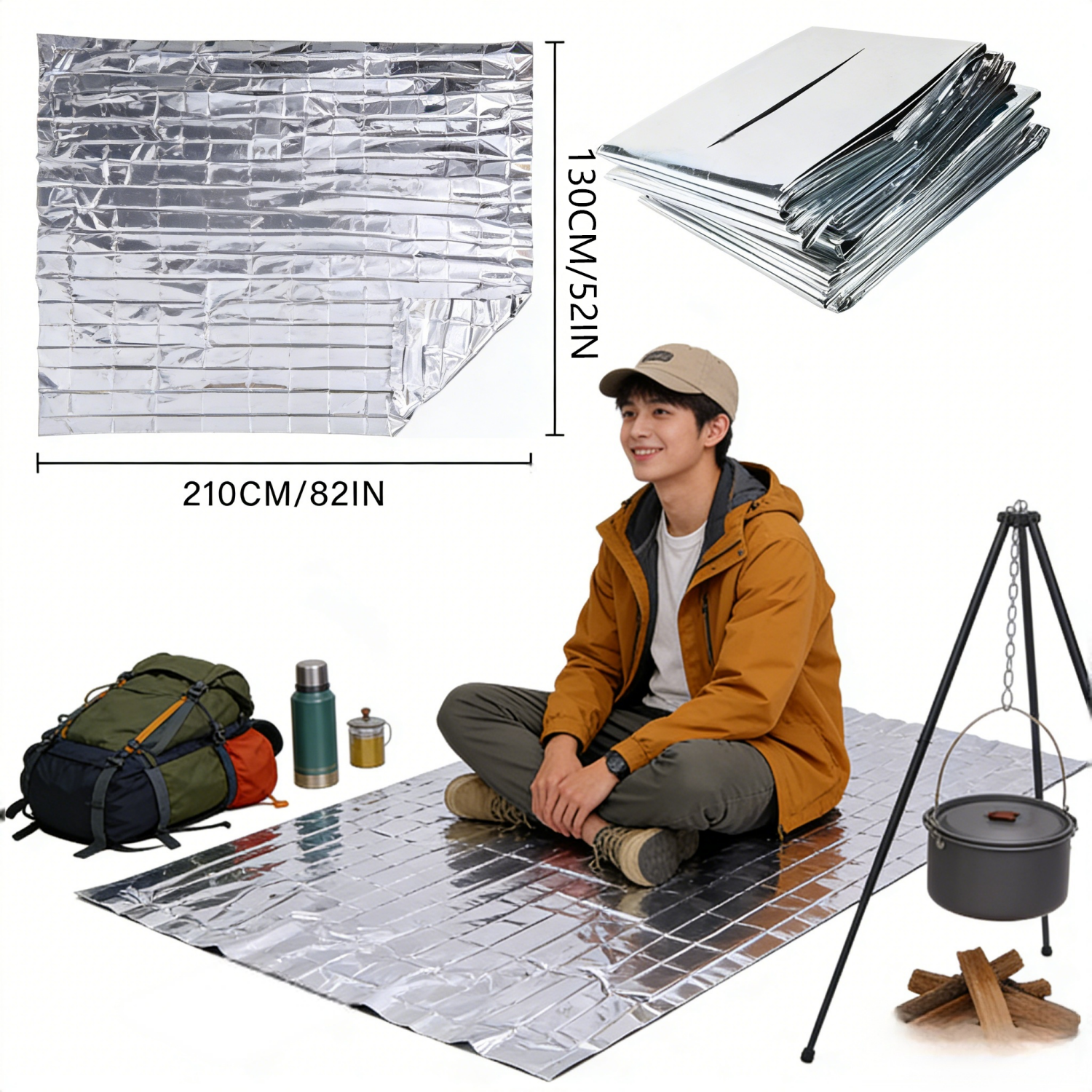 Foldable Reflective Survival B - огляд і ціна Survival Blanket Reflective