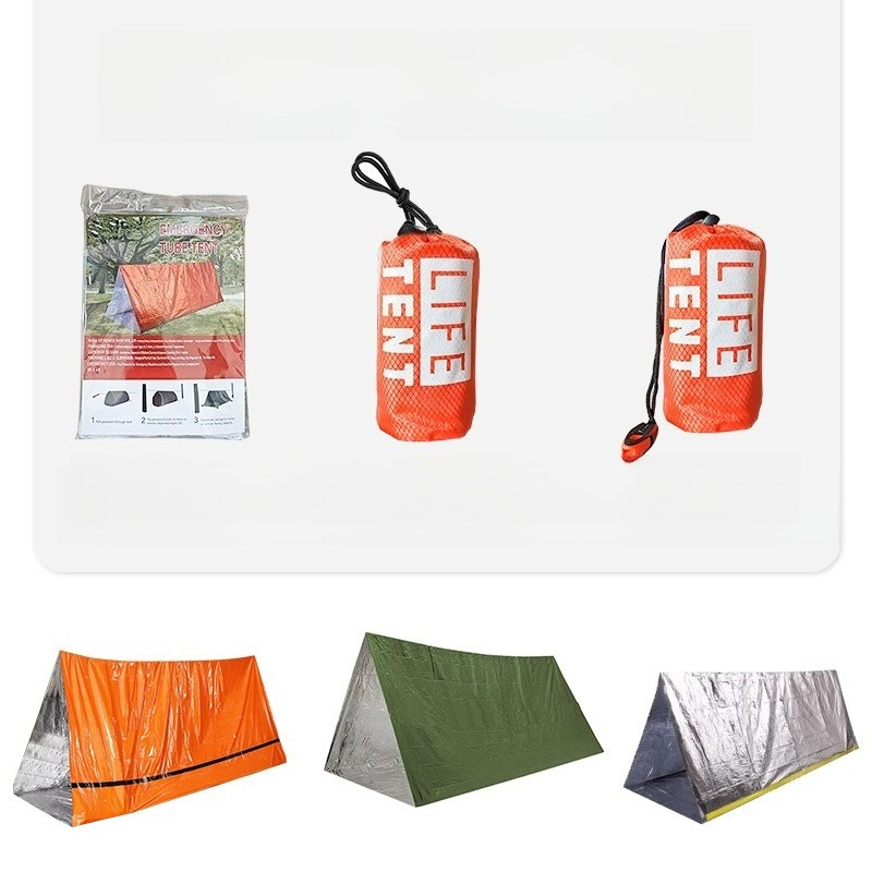 1PC Outdoor Emergency Tent Por - огляд і ціна Emergency Mylar Tent