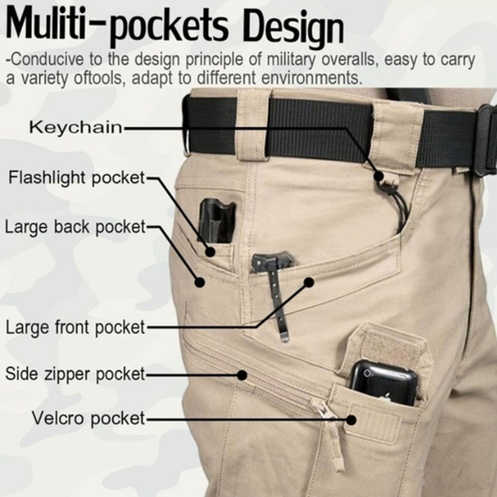 Men's Tactical Cargo Pants 6XL - огляд і ціна Fishing Kit Compact
