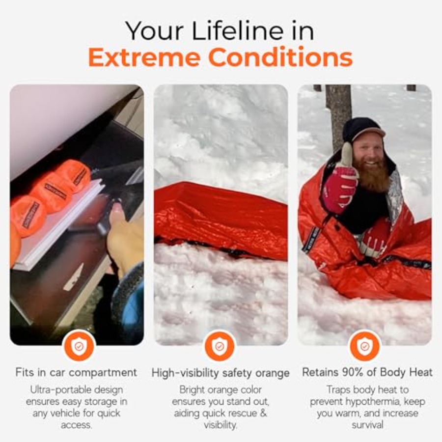 Emergency Sleeping Bag Ultrali - огляд і ціна Emergency Mylar Tent