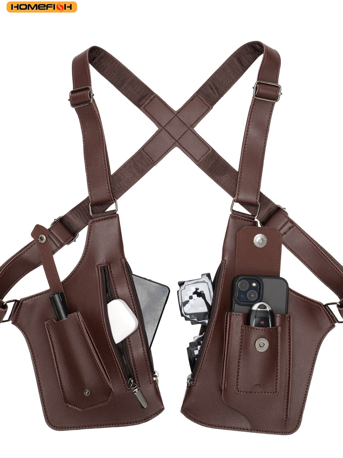 HOMEFISH Double Shoulder Strap - огляд і ціна Fishing Kit Compact